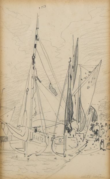 Jules NOËL (1810/15-1881)
Les bateaux au...