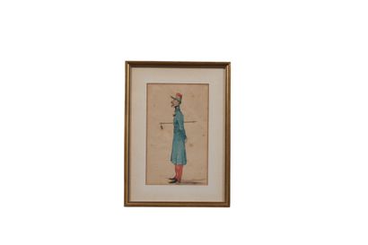 Ecole française du XIXe
Suite de cinq aquarelles...