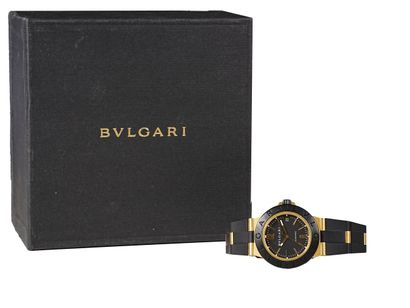 BULGARI 
Montre bracelet en or jaune 18K...