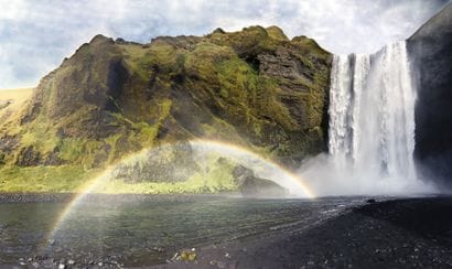 Matthieu RICARD (Né en 1946)
Chutes de Skógafoss,...