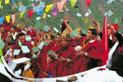 Matthieu RICARD (Né en 1946)
Lamas et moines...