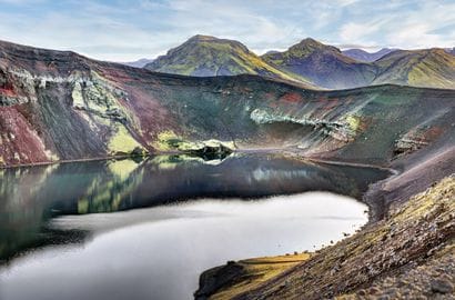 Matthieu RICARD (Né en 1946)
Le lac Ljótipollur...