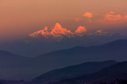 Matthieu RICARD (Né en 1946)
La chaîne himalayenne...