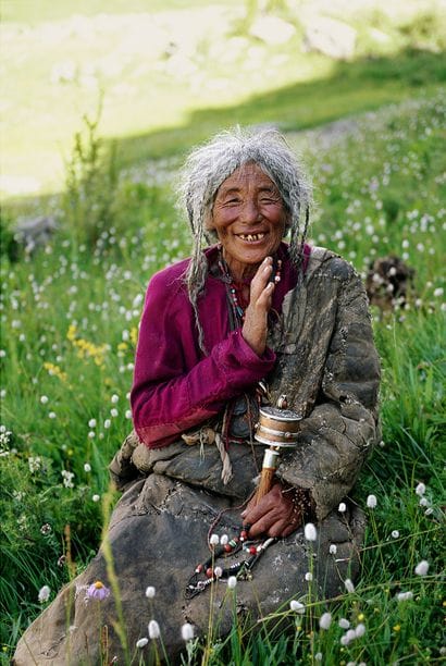Matthieu RICARD (Né en 1946)
Femme nomade...