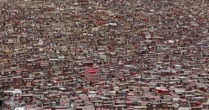 Matthieu RICARD (Né en 1946)
Le monastère...