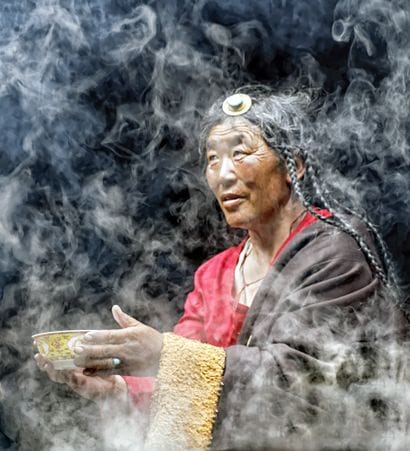 Matthieu RICARD (Né en 1946)
Femme nomade...