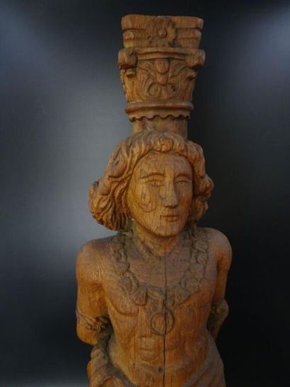 Saint-Sébastien
Sculpture en bois
Travail...