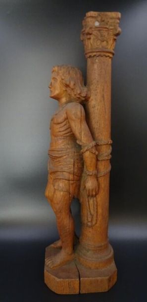 Saint-Sébastien
Sculpture en bois
Travail...