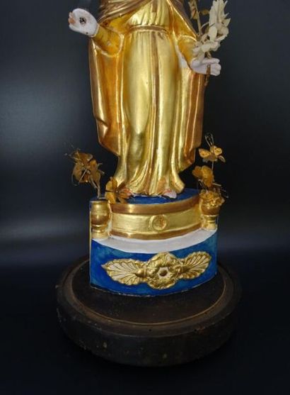 Santibelli
Statuette en terre cuite polychrome
Représente...