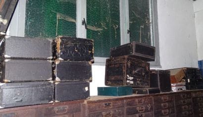 Un fort lot de valises de représentant de...