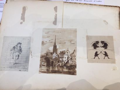[Dessins]. 2 albums de dessins disparates...