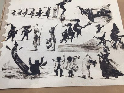[Dessins]. 2 albums de dessins disparates...