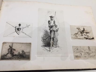 [Dessins]. 2 albums de dessins disparates...