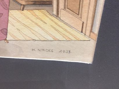 [Décoration d'intérieure]. Ensemble d'une...