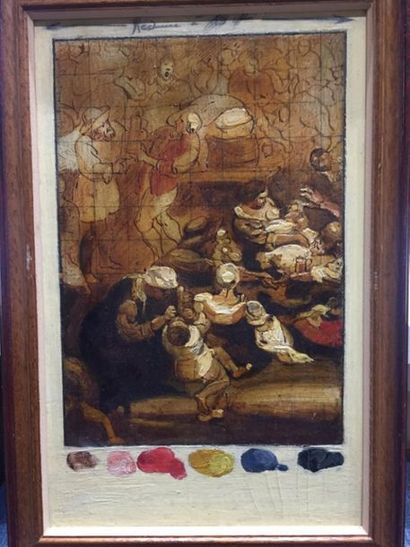 École française de la fin du XIXe siècle.
Ecole...