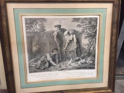 D'après Nicolas LANCRET. 
L'été, le printemps,...