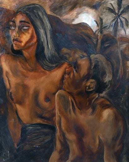 Serge GRÈS (1899-1970).
Tahitienne et son...