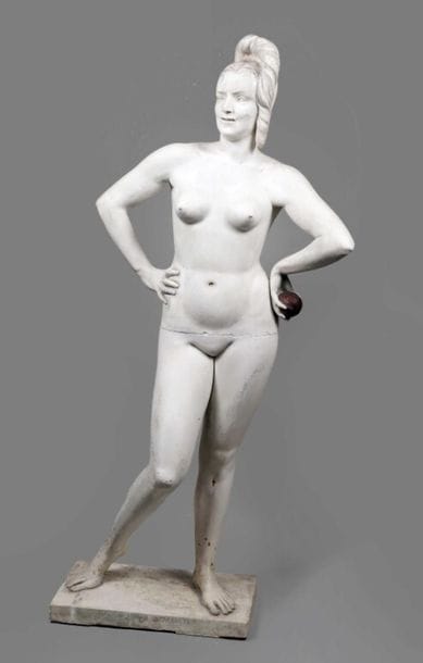 Gaetano TRESTIN (1893-1974).
Eva, 1932.
Plâtre...