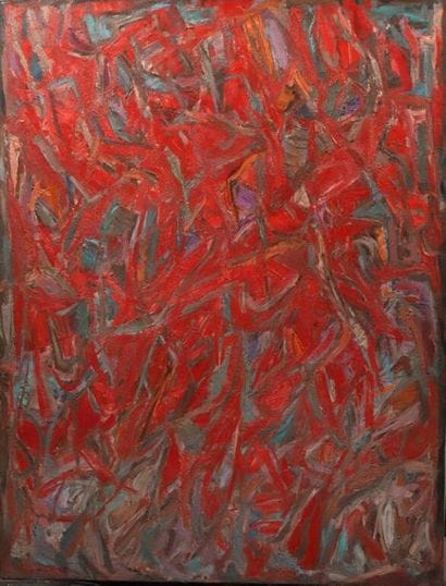 David LAN-BAR (1912-1987).
Sans titre.
Huile...