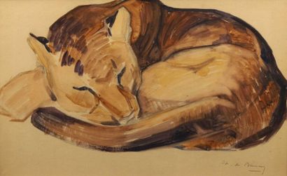 Philippe Albin de BUNCEY (1905-1978).
Lionne...