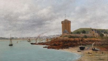 François WAGNER (XIX-XXe).
La tour Solidor...