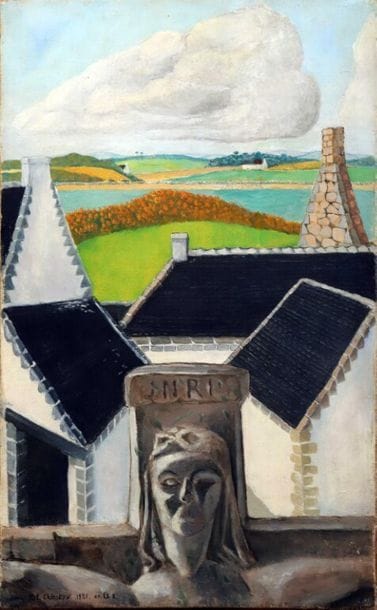 Michel de CHIRIKOV (Début du XXe siècle).
Paysage...