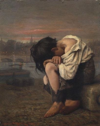 Charles J. BRIDGMAN (1841-1895).
Le désespoir,...