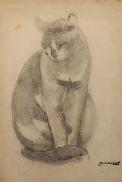 Philippe Albin de BUNCEY (1905-1978).
Chat...