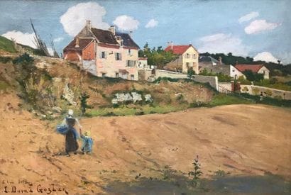 Léon DUVAL GOZLAN (1853-1941).
Vernonnet.
Huile...
