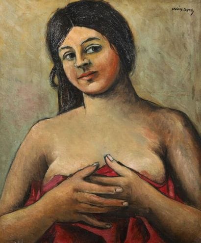 Pedro CREIXAMS (1893-1965).
Portrait de femme...