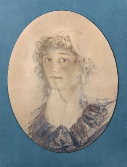 Attribué à Jean-Jacques de BOISSIEU (1736-1810).
Portrait...