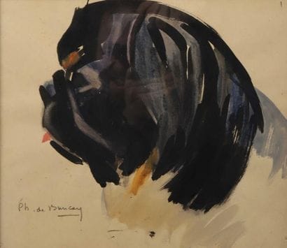 Philippe Albin de BUNCEY (1905-1978).
Tête...