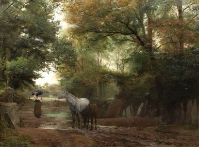 Louis Amable SCHNEIDER (1824-1884).
Le chemin...