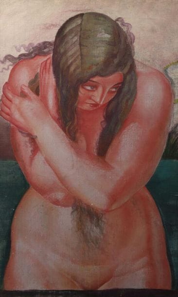 Pierre DIONISI (1904-1970).
Diane au bain....