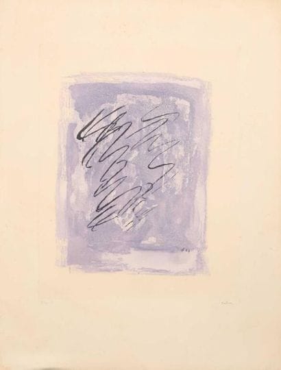 Jean FAUTRIER (1898-1964).
Griffure sur fond...