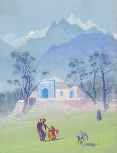 Boris LITVINOV (1872-1948).
Mausolée de Hodja...