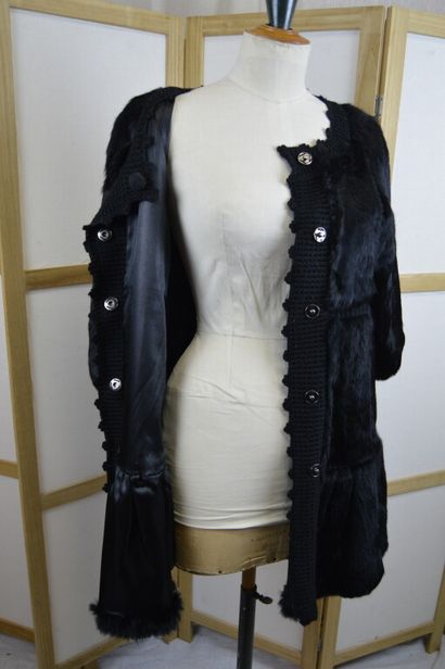 MANOUSH

Manteau gilet en fourrure de lapin...