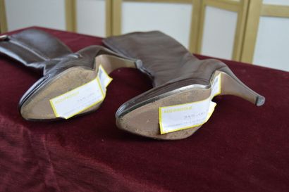 FERRAGAMO

Paire de bottes à talons fin en...