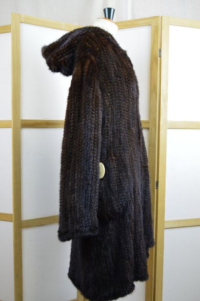 GERARD DAREL

Gilet long à capuche en vison...