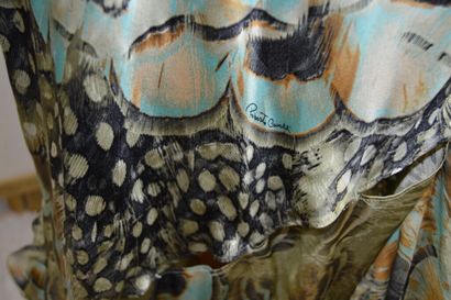 ROBERTO CAVALLI 

Robe longue dos nu en soie...