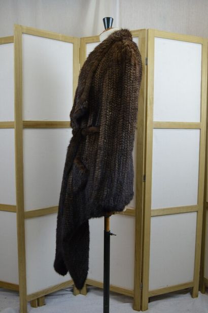 PELLESSIMO

Gilet/veste en vison tricoté...