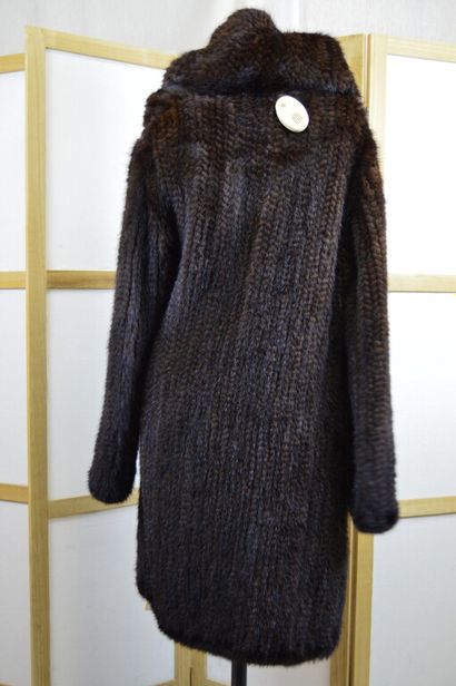 GERARD DAREL

Gilet long à capuche en vison...