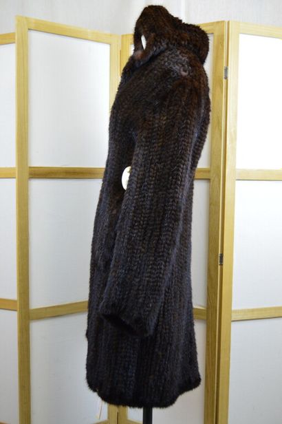 GERARD DAREL

Gilet long à capuche en vison...