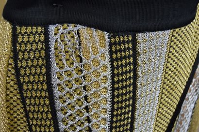 BALMAIN

Pantalon en lainage et lurex doré/noir/argenté....
