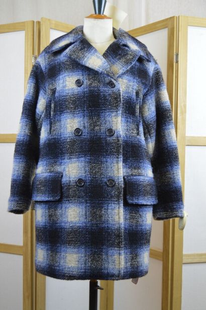 RALPH LAUREN

Caban en lainage écossais bleu/blanc/noir

Pas...