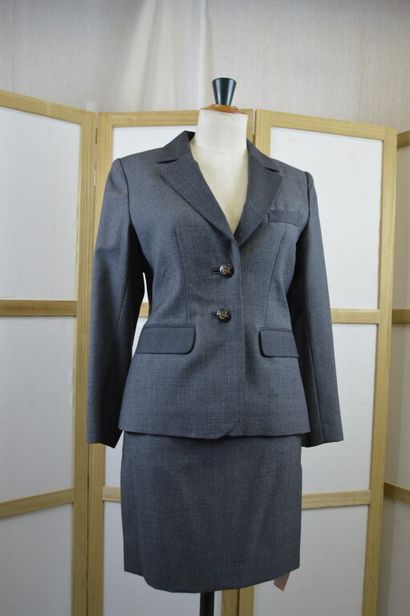 HERMES, Paris. 

Ensemble tailleur veste...