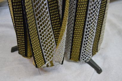 BALMAIN

Pantalon en lainage et lurex doré/noir/argenté....