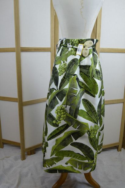 OSCAR DE LA RENTA

Jupe longue en tissu damassé...