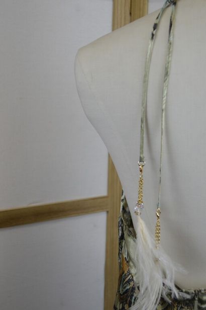 ROBERTO CAVALLI 

Robe longue dos nu en soie...