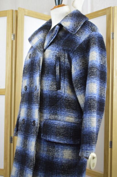 RALPH LAUREN

Caban en lainage écossais bleu/blanc/noir

Pas...